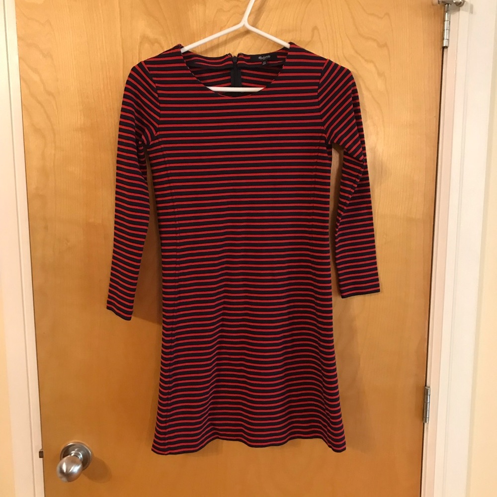 MADEWELL Sorbonne sailor stripe dress XS